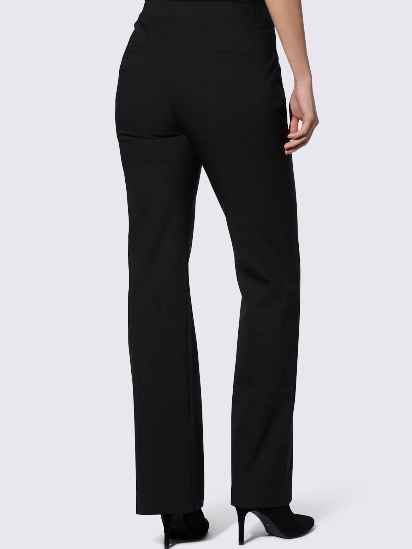 Ashley Brooke Pantalons<Pantalon en bengaline décorations couleur or