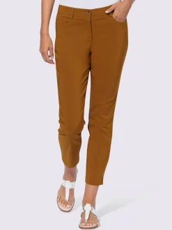 Linea Tesini Pantalons<Pantalon en bengaline jambes étroites