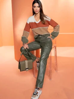 Rick Cardona Pantalons<Pantalon en cuir cuir agneau nappa très doux