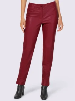 Ashley Brooke Pantalons<Pantalon en cuir cuir agneau nappa