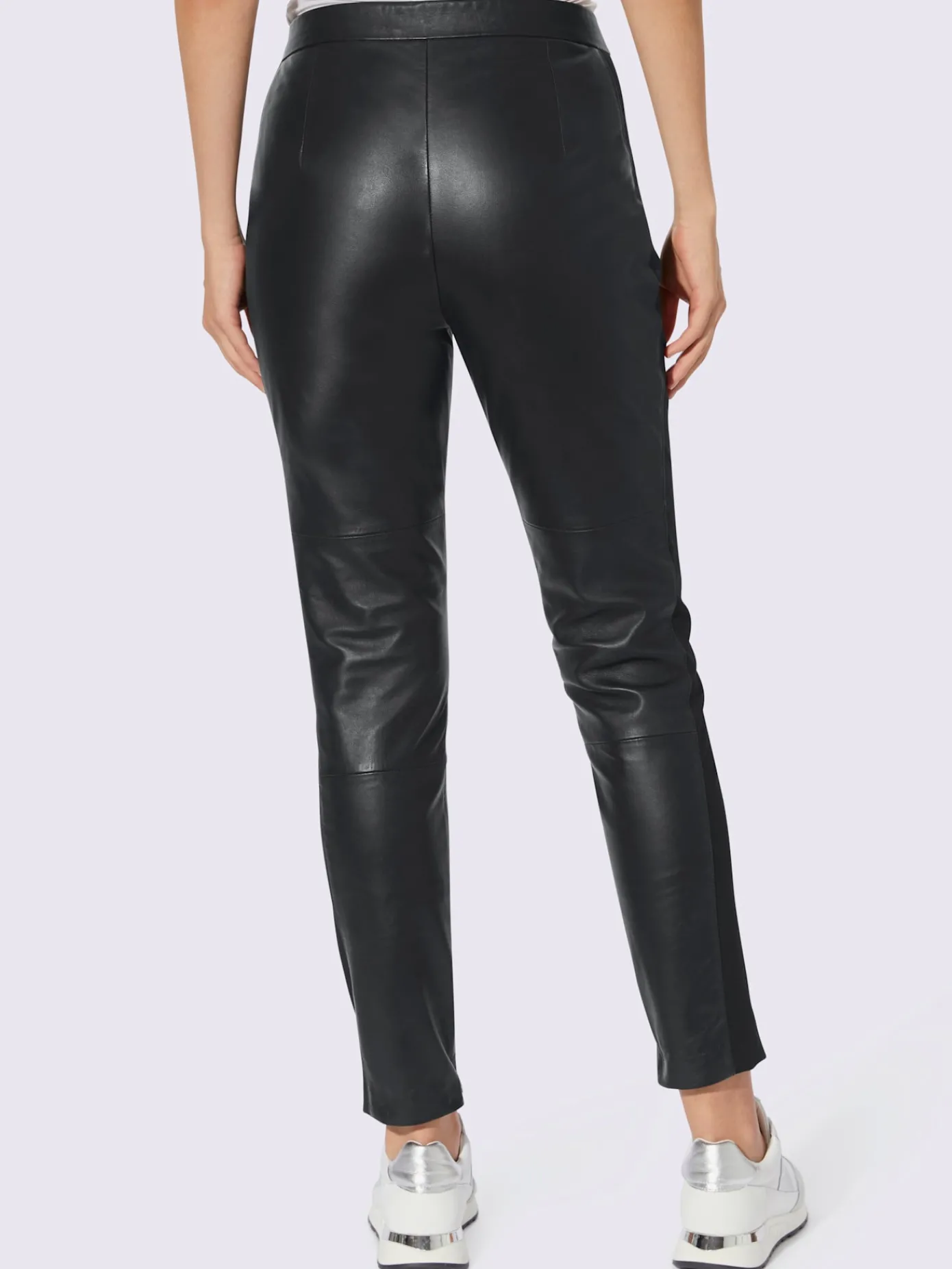Rick Cardona Pantalons<Pantalon en cuir cuir agneau nappa