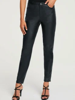 Ashley Brooke Tenues De Cérémonie|Pantalons<Pantalon en cuir cuir d'agneau souple