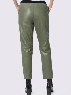 Rick Cardona Pantalons<Pantalon en cuir forme jogging tendance