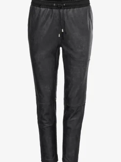 Rick Cardona Pantalons<Pantalon en cuir forme jogging tendance