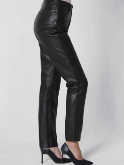 CREATION L PREMIUM Pantalons<Pantalon en cuir pur cuir d'agneau nappa