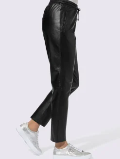 Tenues De Cérémonie|Pantalons<Pantalon en cuir pur cuir d'agneau nappa