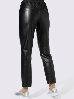 Tenues De Cérémonie|Pantalons<Pantalon en cuir pur cuir d'agneau nappa