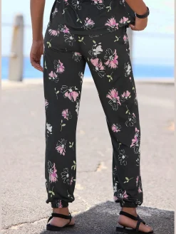 Vivance Pantalons<Pantalon en jersey ceinture élastique et coulisse