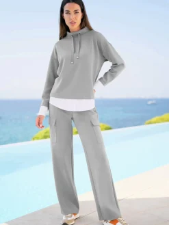 Rick Cardona Pantalons<Pantalon en jersey ceinture élastique confortable