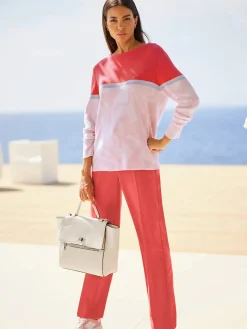 Rick Cardona Pantalons<Pantalon en jersey coupe parfaite grâce à la ceinture élastique