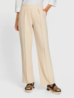 Pantalons<Pantalon en jersey crêpe et jersey