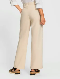 Pantalons<Pantalon en jersey crêpe et jersey