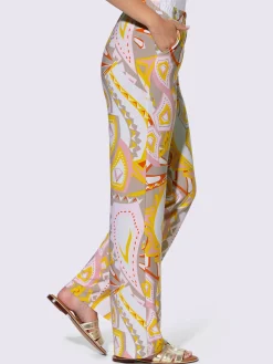 Rick Cardona Pantalons<Pantalon en jersey imprimé mode