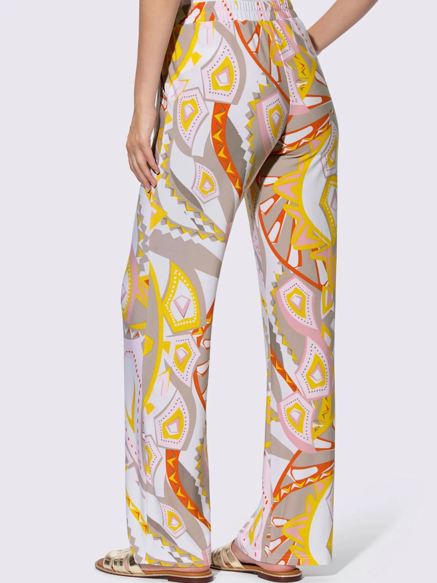 Rick Cardona Pantalons<Pantalon en jersey imprimé mode