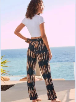 Buffalo Pantalons<Pantalon en jersey large ceinture élastique