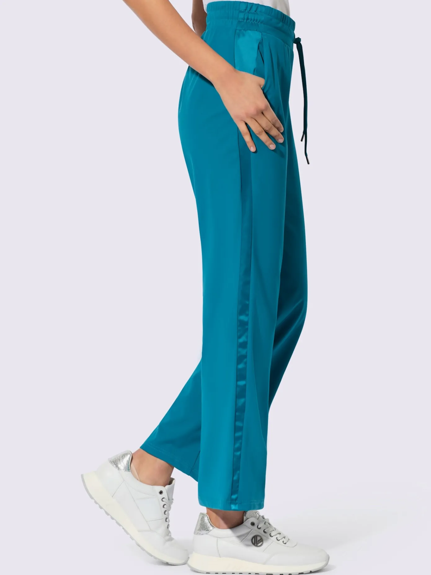 Creation L Pantalons<Pantalon en jersey matériel de pointe innovant