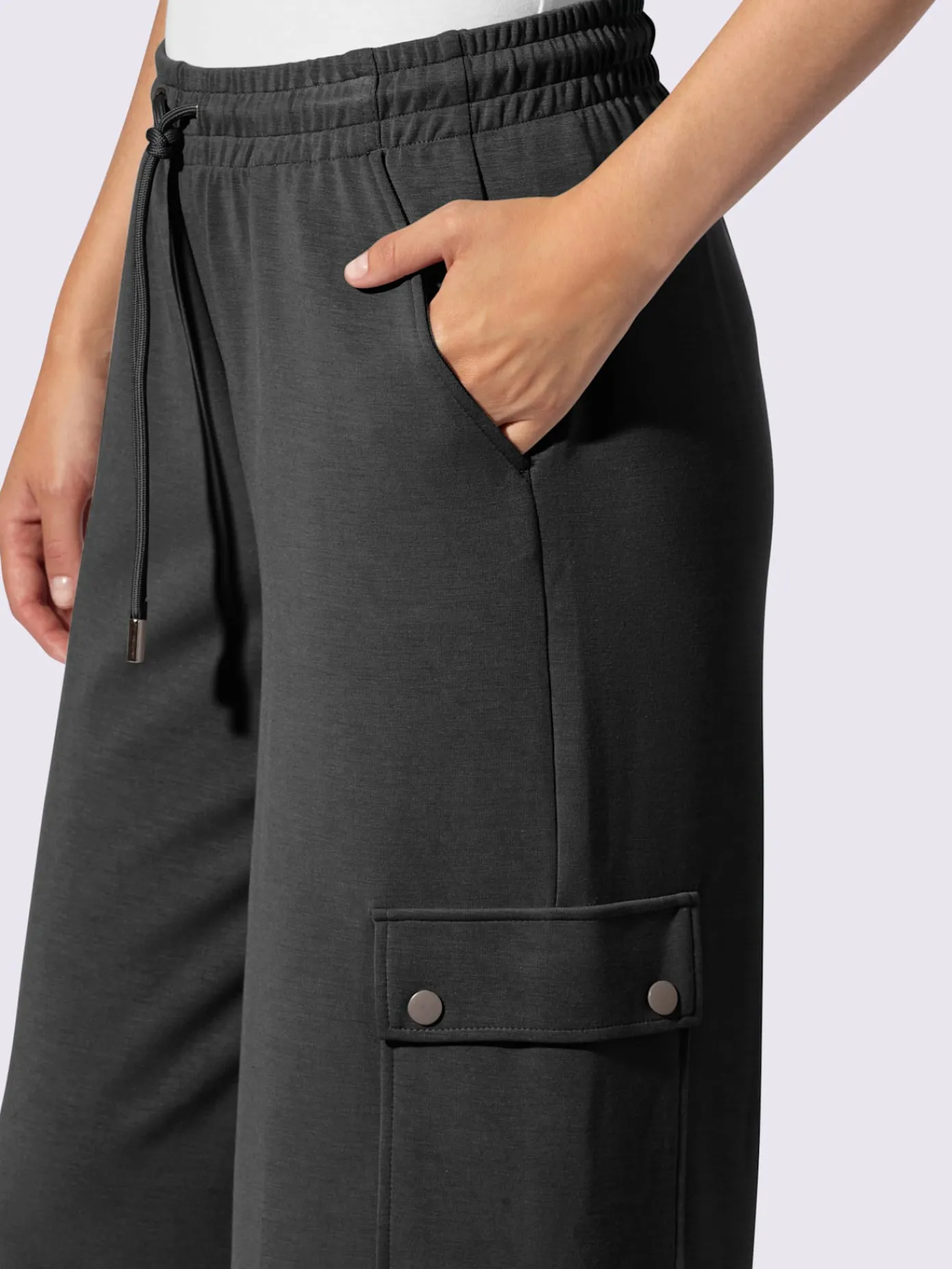 Rick Cardona Pantalons<Pantalon en jersey poches cargo plaquées