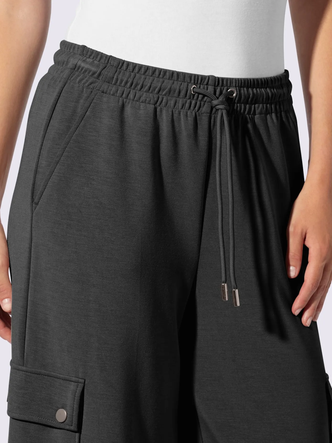 Rick Cardona Pantalons<Pantalon en jersey poches cargo plaquées