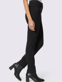 Creation L Pantalons<Pantalon en jersey qualité viscose extensible souple