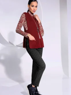 Creation L Pantalons<Pantalon en jersey qualité viscose extensible souple