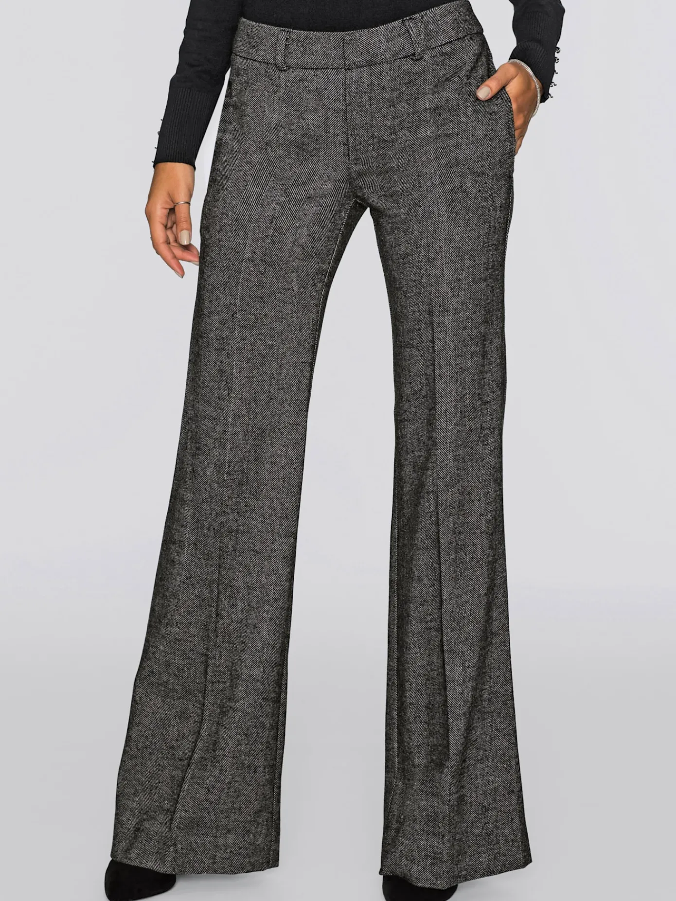 Pantalons<Pantalon en laine 30% laine