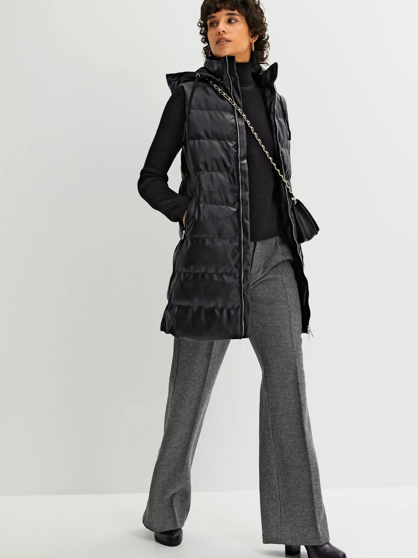 Pantalons<Pantalon en laine 30% laine