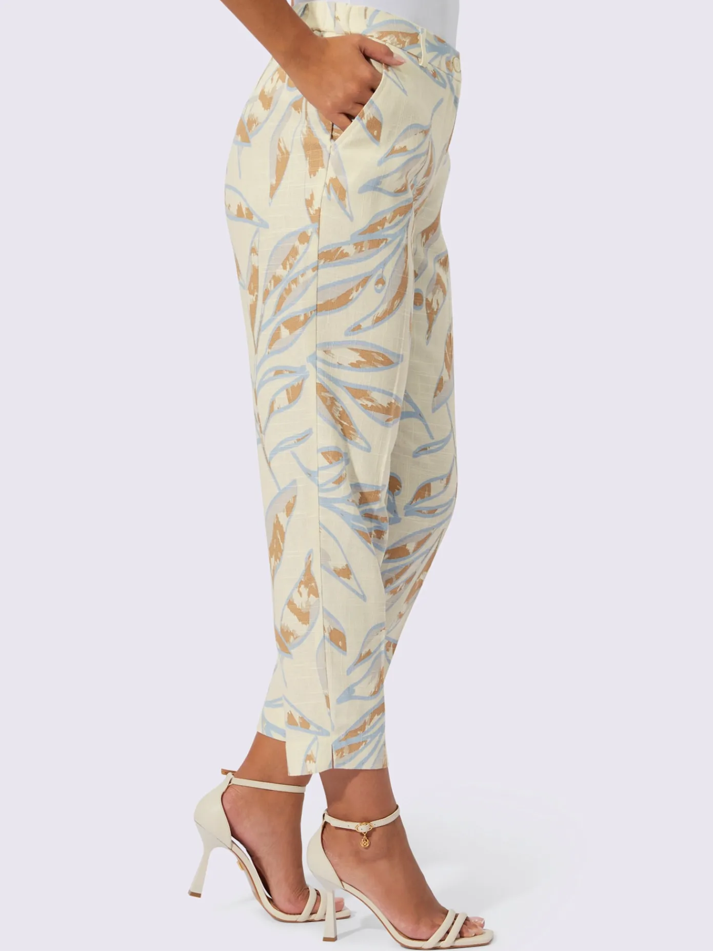 Creation L Pantalons<Pantalon en lin 25% lin