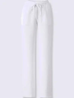 Linea Tesini Pantalons<Pantalon en lin jambes larges mode