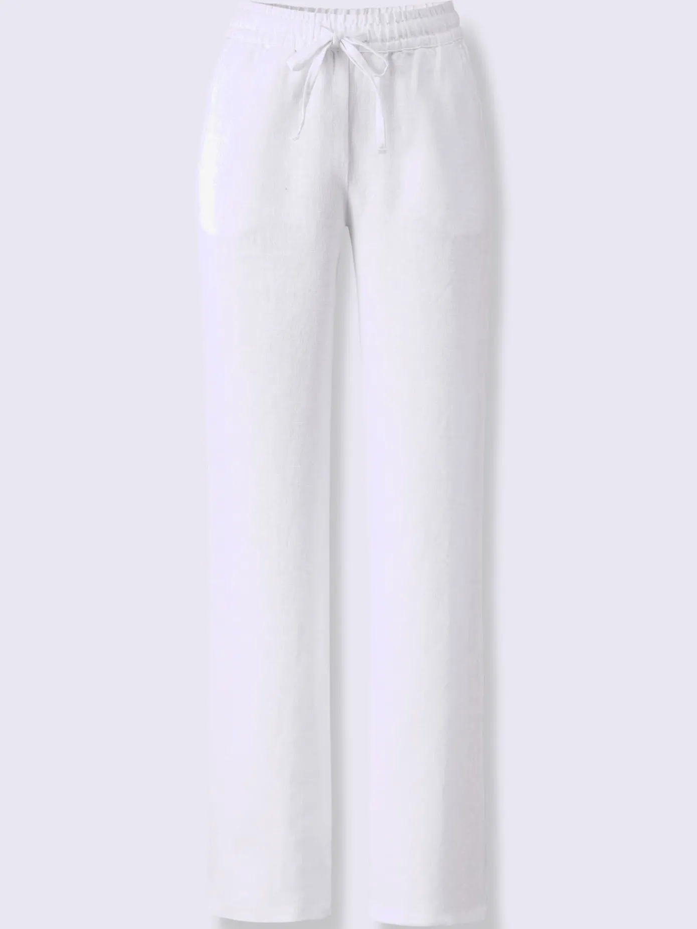Linea Tesini Pantalons<Pantalon en lin jambes larges mode