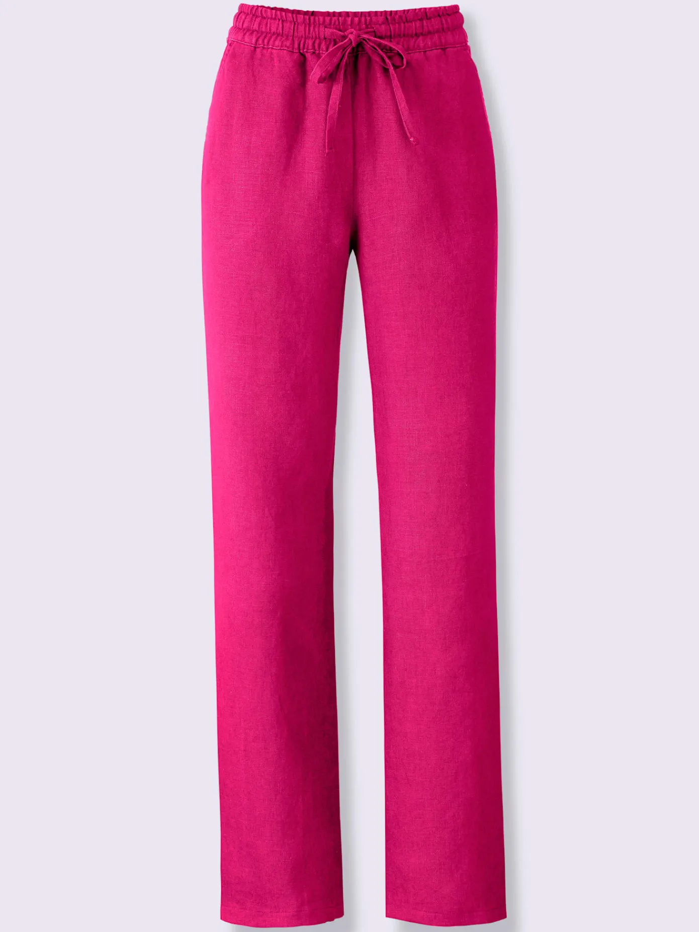 Linea Tesini Pantalons<Pantalon en lin jambes larges mode