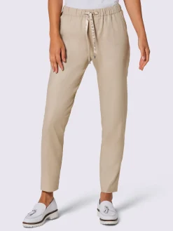 CREATION L PREMIUM Tenues De Cérémonie|Pantalons<Pantalon en lin mélange viscose-lin estival