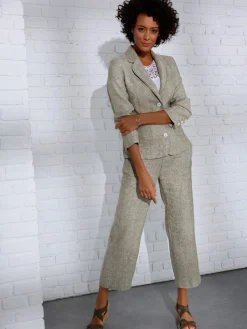 CREATION L PREMIUM Pantalons<Pantalon en lin pur lin