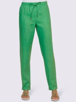 Linea Tesini Pantalons<Pantalon en lin pur lin