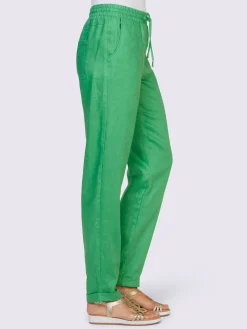 Linea Tesini Pantalons<Pantalon en lin pur lin