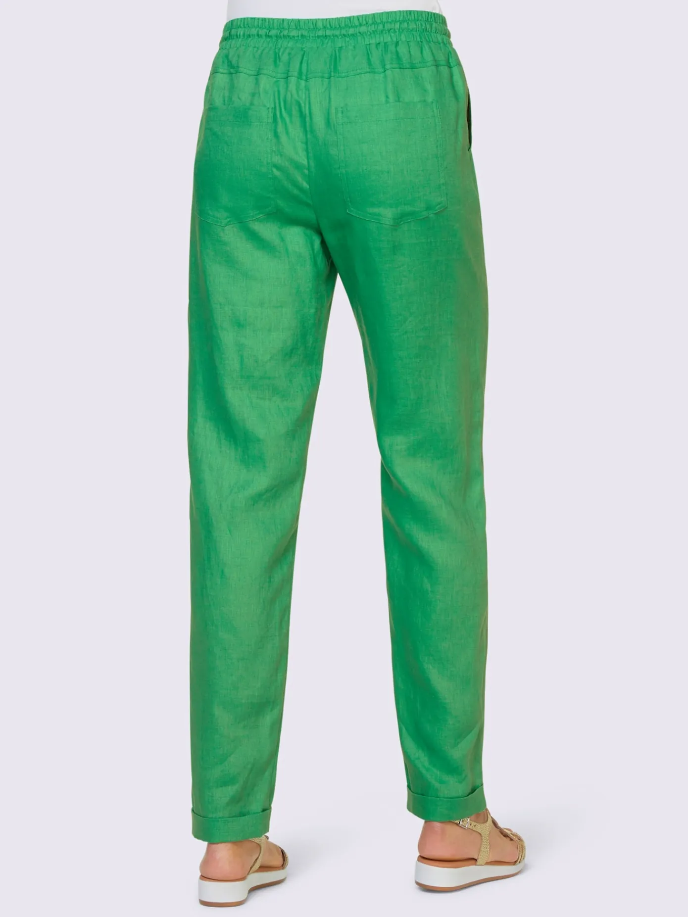 Linea Tesini Pantalons<Pantalon en lin pur lin