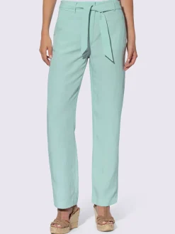 Linea Tesini Pantalons<Pantalon en lin qualité lyocell estivale