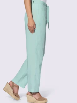 Linea Tesini Pantalons<Pantalon en lin qualité lyocell estivale