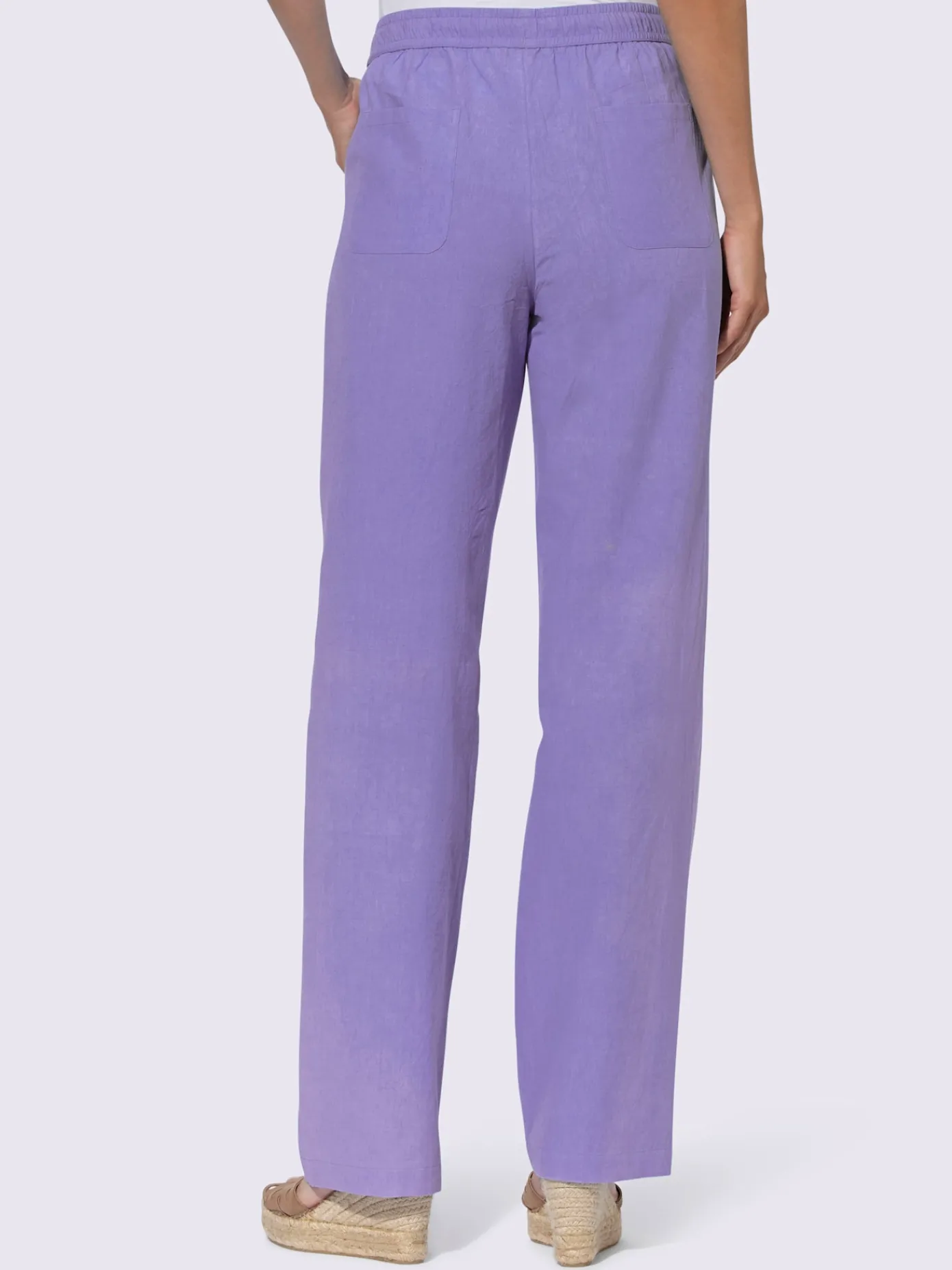 Linea Tesini Pantalons<Pantalon en lin qualité tissée