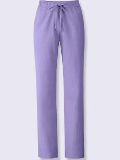 Linea Tesini Pantalons<Pantalon en lin qualité tissée