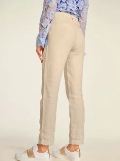 Ashley Brooke Pantalons<Pantalon en lin style soigné, poches fendues
