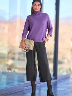 Rick Cardona Pantalons<Pantalon en synthétique coupe large mode