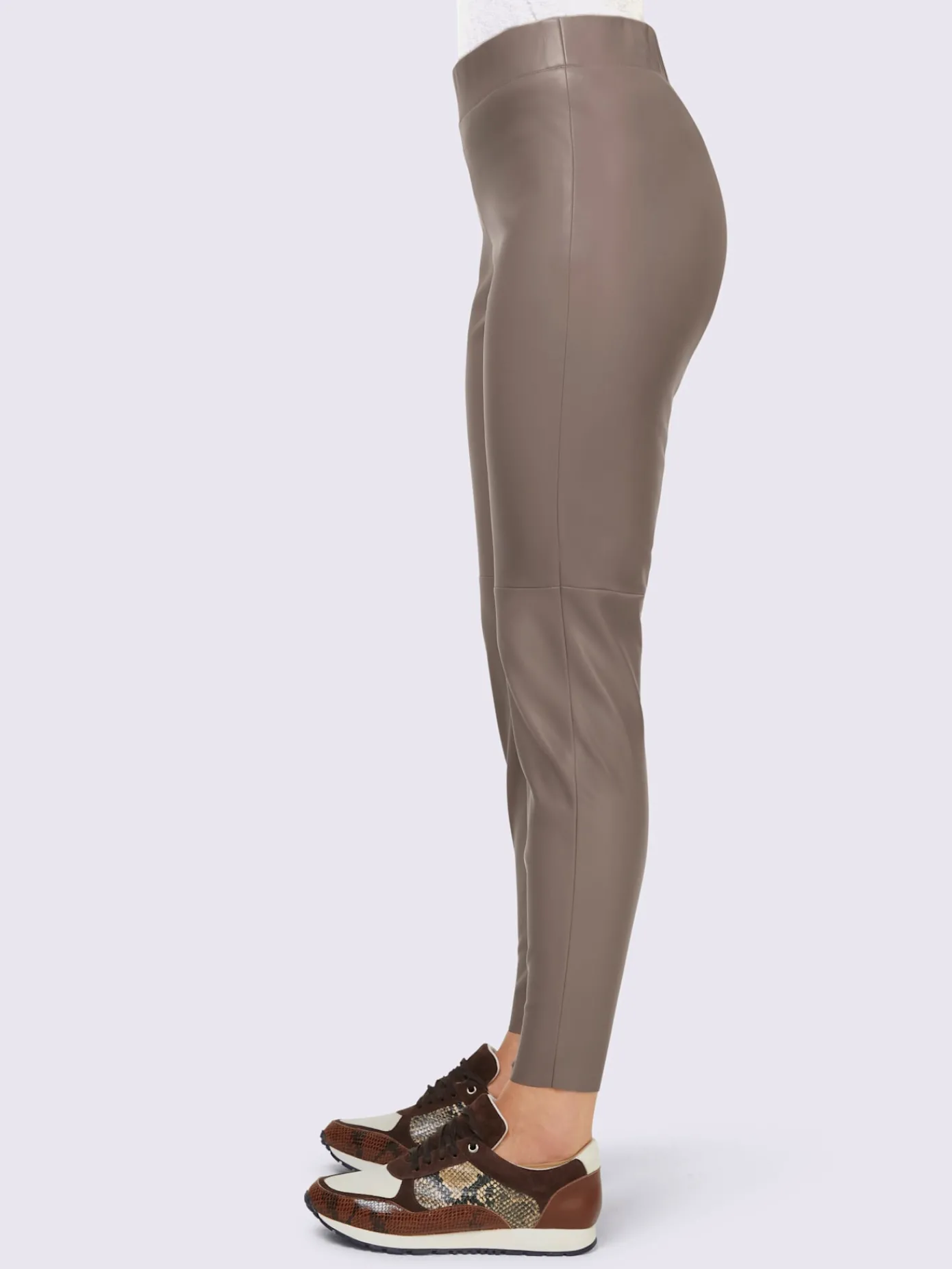 Rick Cardona Pantalons<Pantalon en synthétique imitation cuir souple