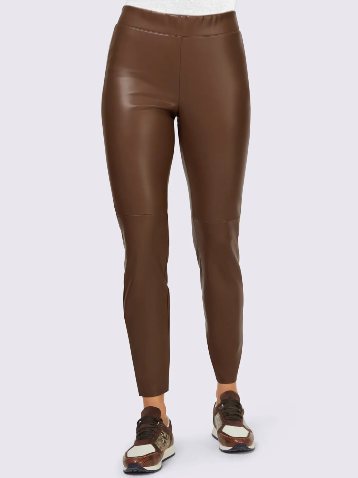 Rick Cardona Pantalons<Pantalon en synthétique imitation cuir souple