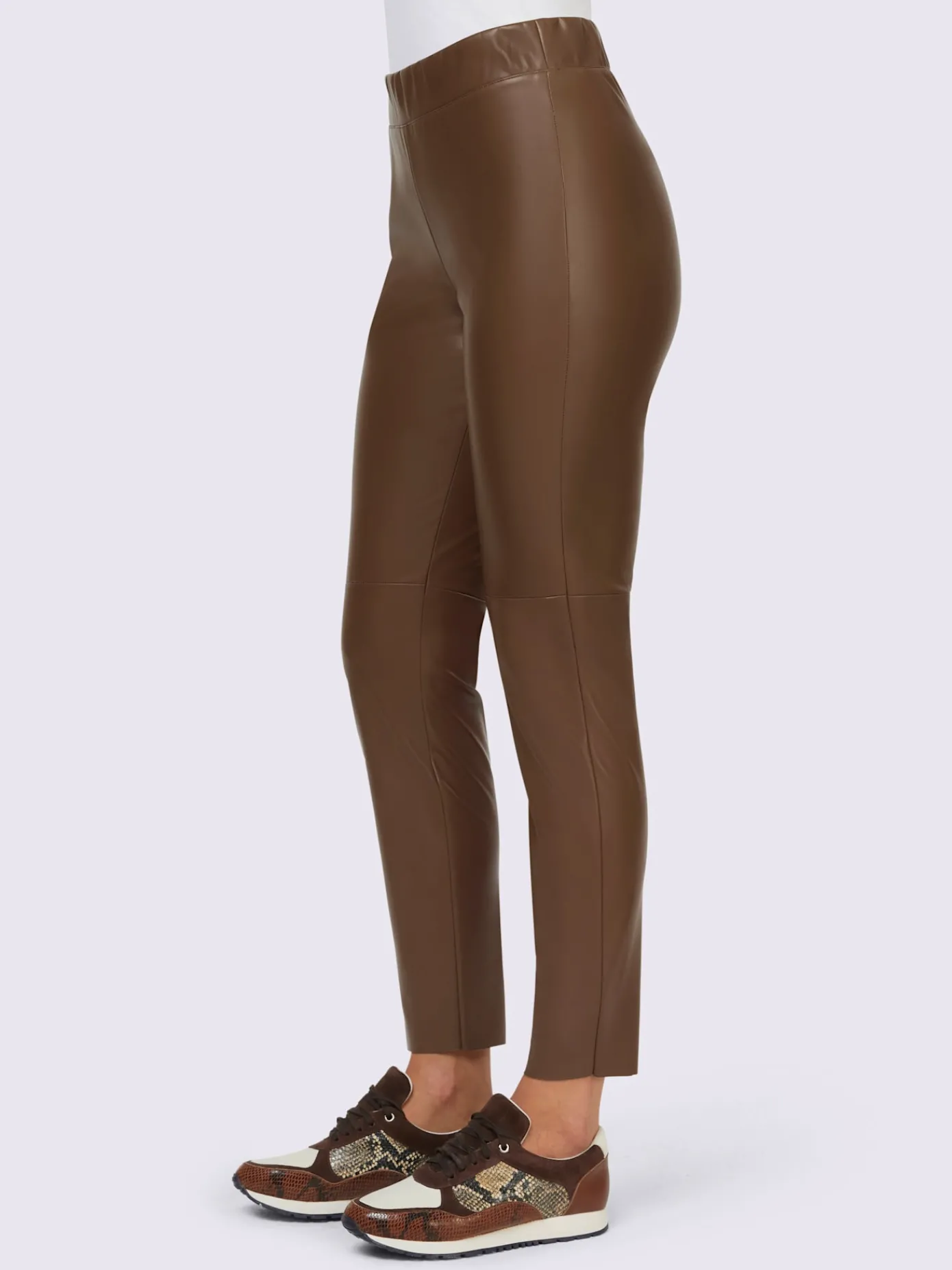 Rick Cardona Pantalons<Pantalon en synthétique imitation cuir souple