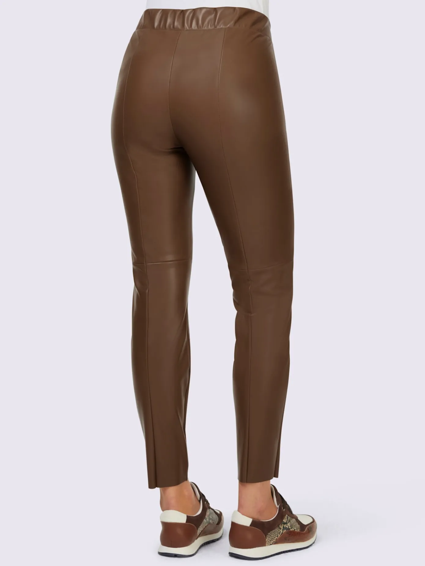 Rick Cardona Pantalons<Pantalon en synthétique imitation cuir souple