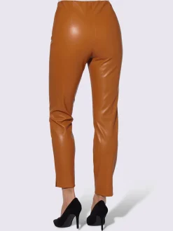 Fair Lady Pantalons<Pantalon en synthétique imitation cuir souple