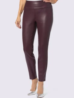 Fair Lady Pantalons<Pantalon en synthétique imitation cuir souple