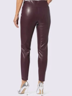 Fair Lady Pantalons<Pantalon en synthétique imitation cuir souple