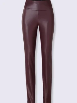 Fair Lady Pantalons<Pantalon en synthétique imitation cuir souple