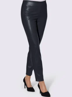 Fair Lady Pantalons<Pantalon en synthétique imitation cuir souple